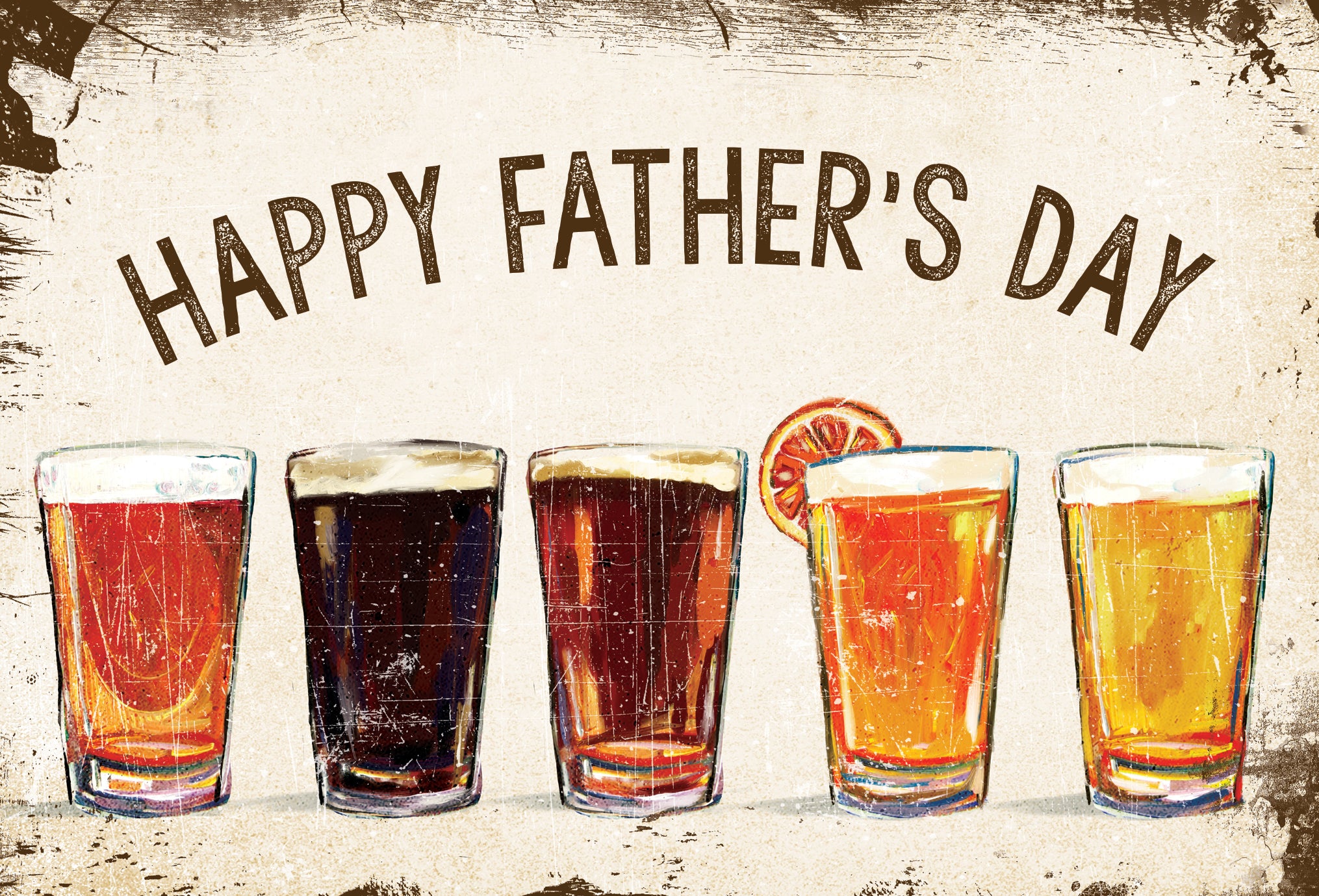 Beer Glasses Father's Day Card - Cardmore